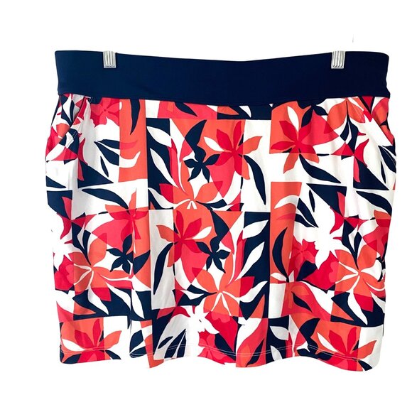Callaway Womens True Sculpt Tropical Collage Printed Golf Skort XL Golf Athletic - Picture 7 of 12